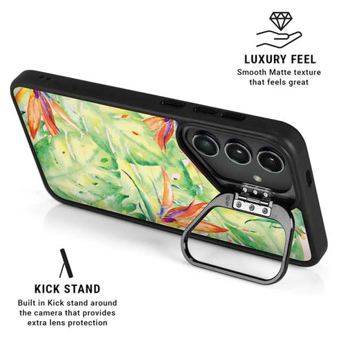 Floral Tropics Galaxy S25 Ultra Kickstand Case